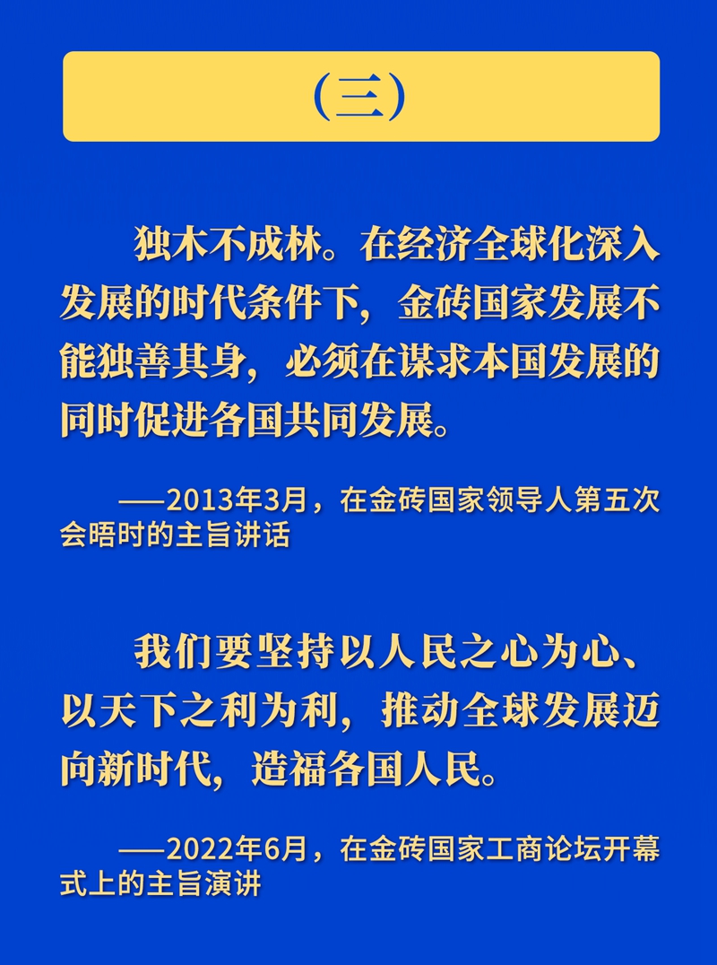 推動金磚合作，習(xí)近平主席這樣強(qiáng)調(diào)