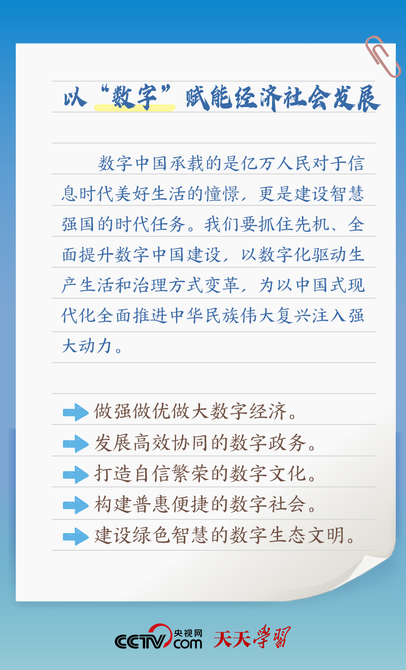 天天學(xué)習(xí)｜習(xí)近平賀信中提到的“數(shù)字中國(guó)”，你了解多少？