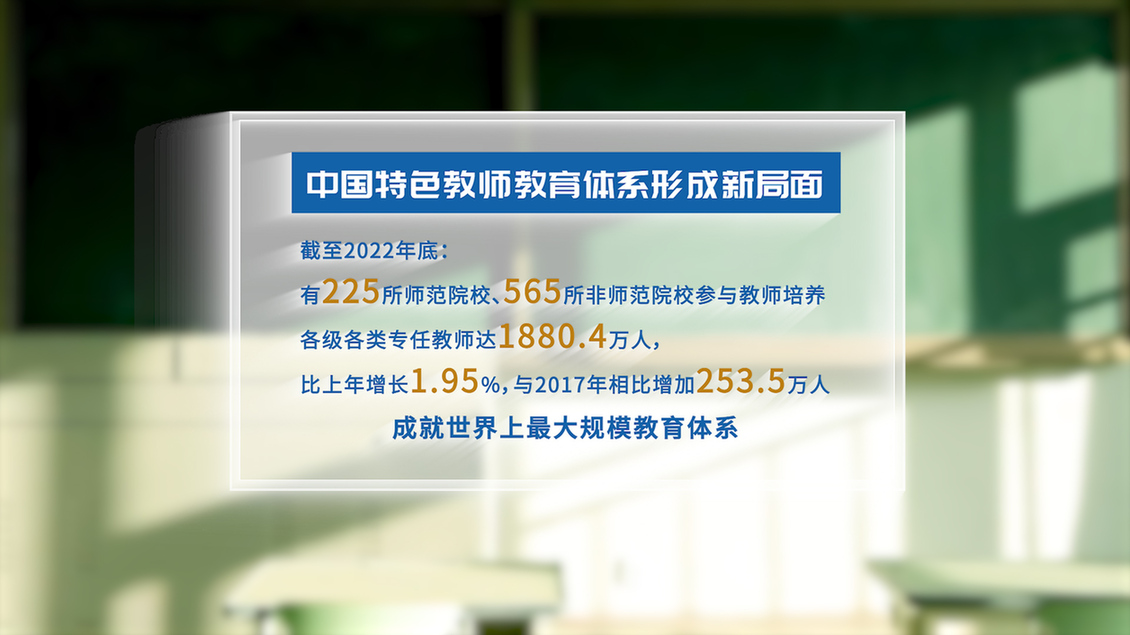 開學(xué)第一課丨【總書記的教書育人觀】建設(shè)教育強國，健全中國特色教師教育體系