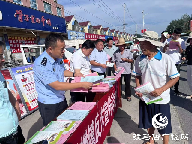 新蔡縣 ：開展平安建設(shè)宣傳 共護未成年人成長