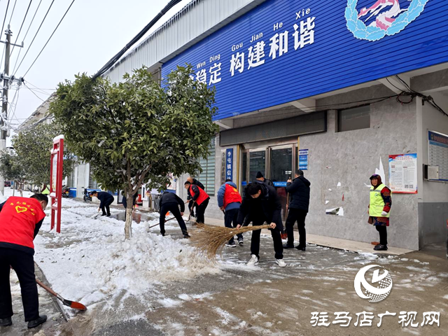 平輿縣李屯鎮(zhèn)：除雪行動暖人心 志愿服務(wù)展風(fēng)采